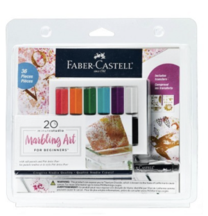 36pc 20 Minute Studio Marbling Art for Beginners – Faber-Castell